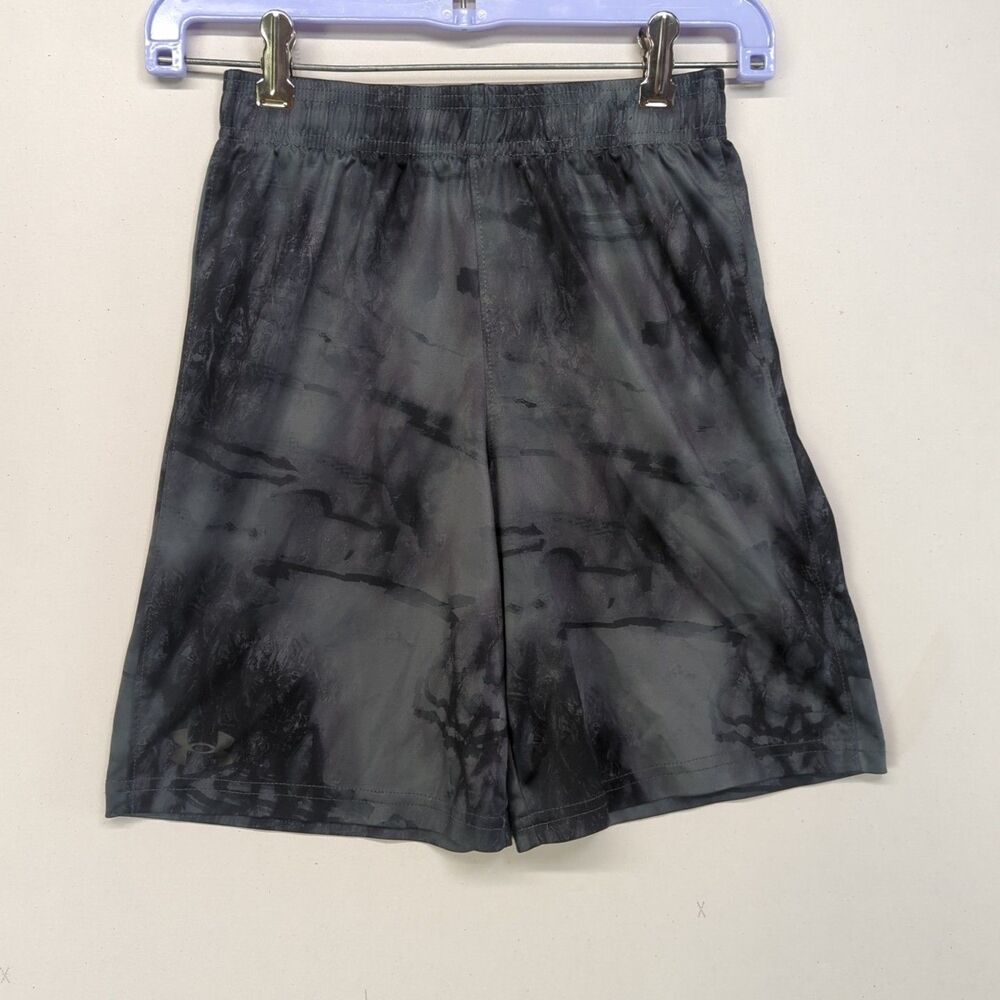 Boys Under Armour Lot of 3 Medium 10/12 Long Short Sleeve Shirt Shorts Blue Gray - Picture 15 of 16